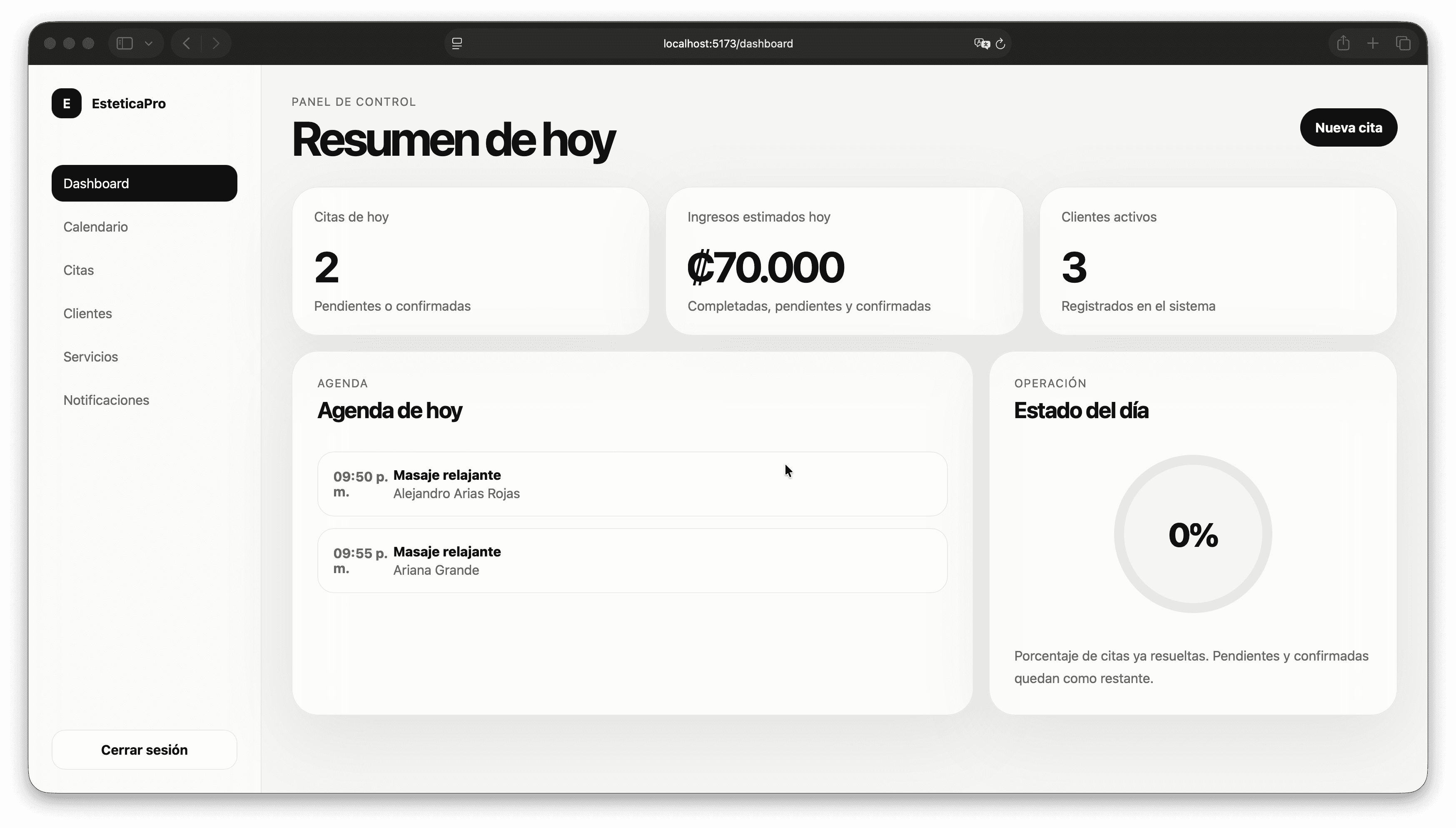 Beauty Salon Appointment Management Platform